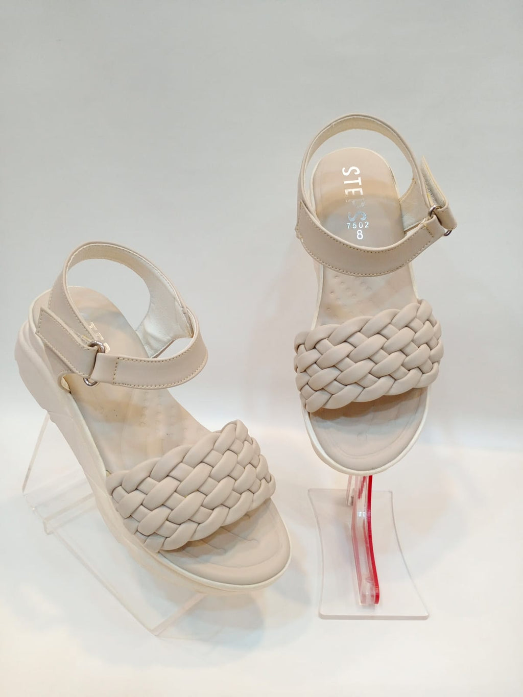 Braided Sandals By Steps Shoes