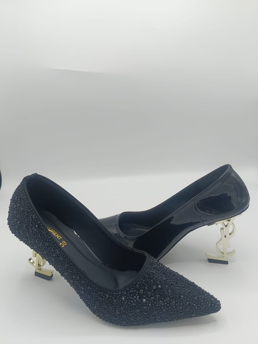 YSL Coat Shoes in Stones