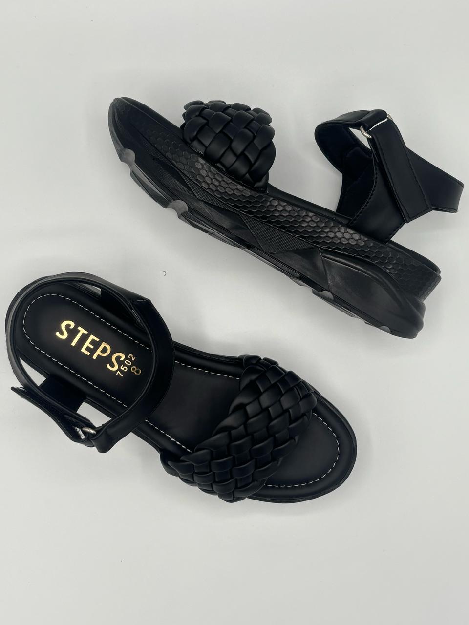 Braided Sandals By Steps Shoes