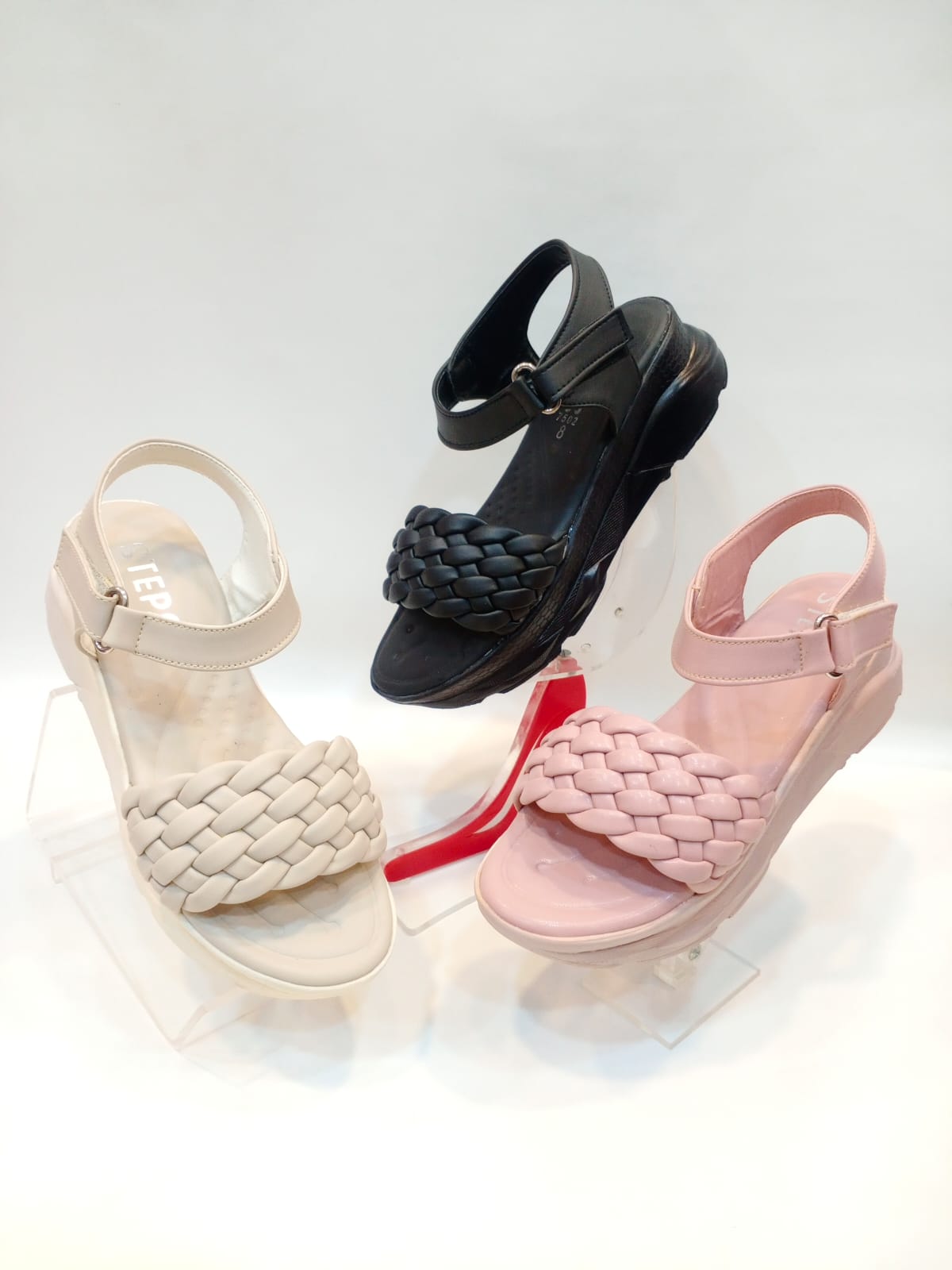 Braided Sandals By Steps Shoes