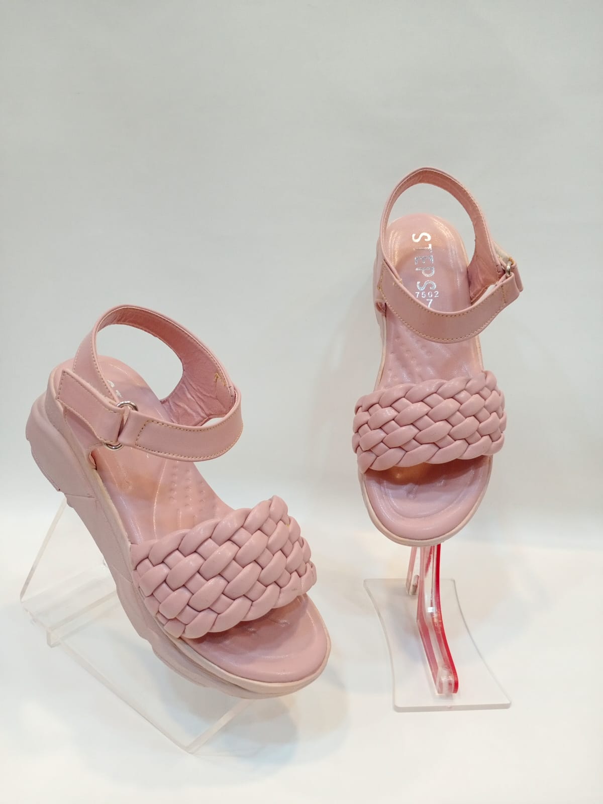 Braided Sandals By Steps Shoes