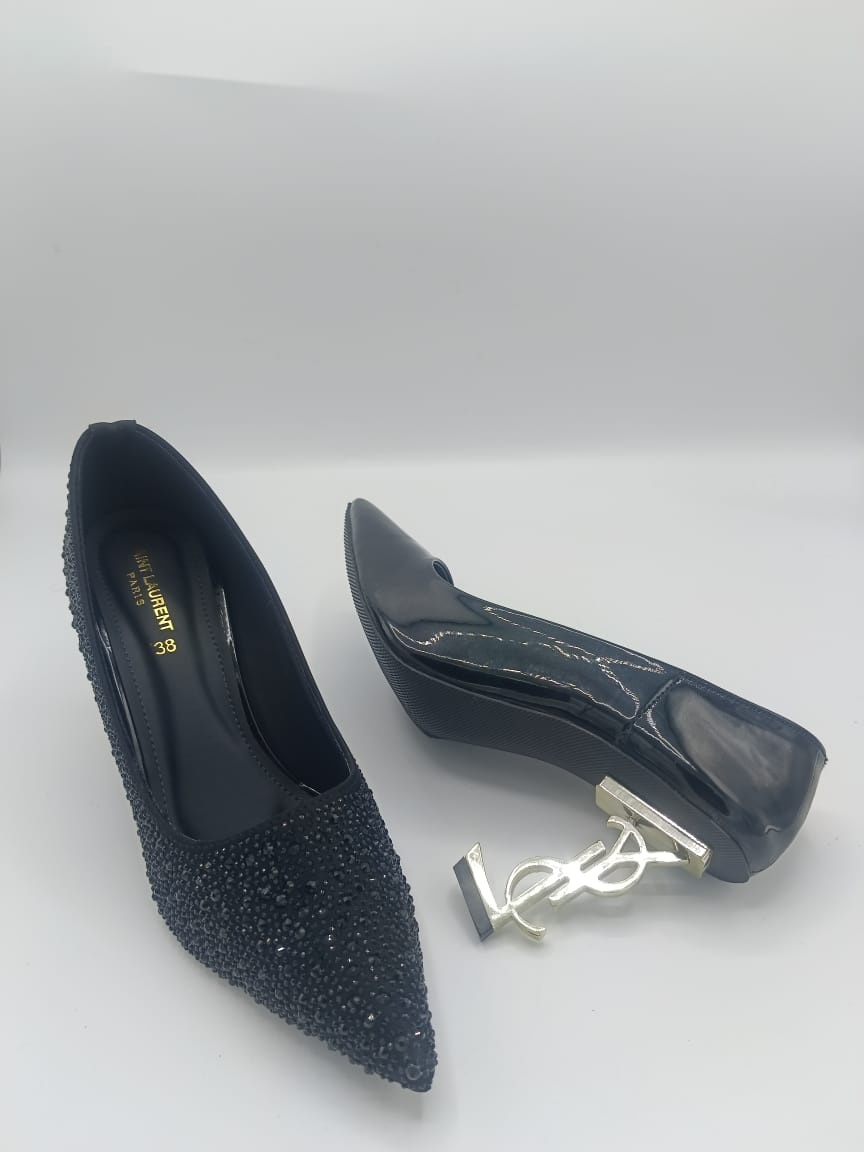 YSL Coat Shoes in Stones