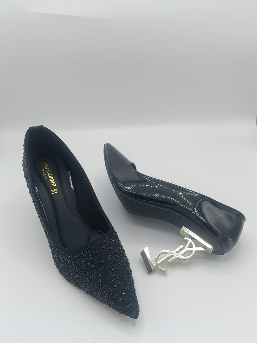 YSL Coat Shoes in Stones